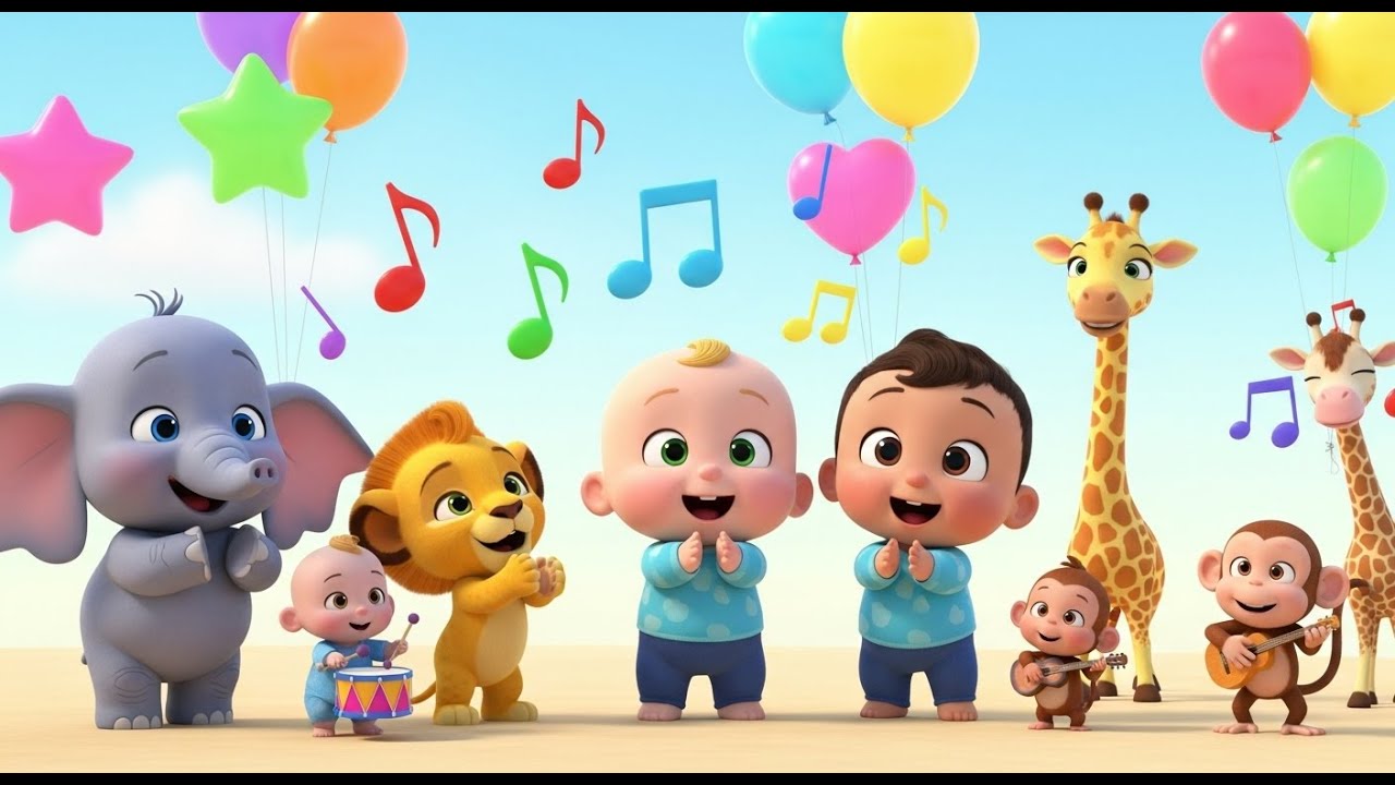 Fun Baby Clap Song 🎶 | Nursery Rhyme for Toddlers