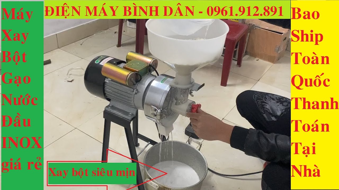 Bán máy nghiền bột gạo, máy xay bột nước đa năng