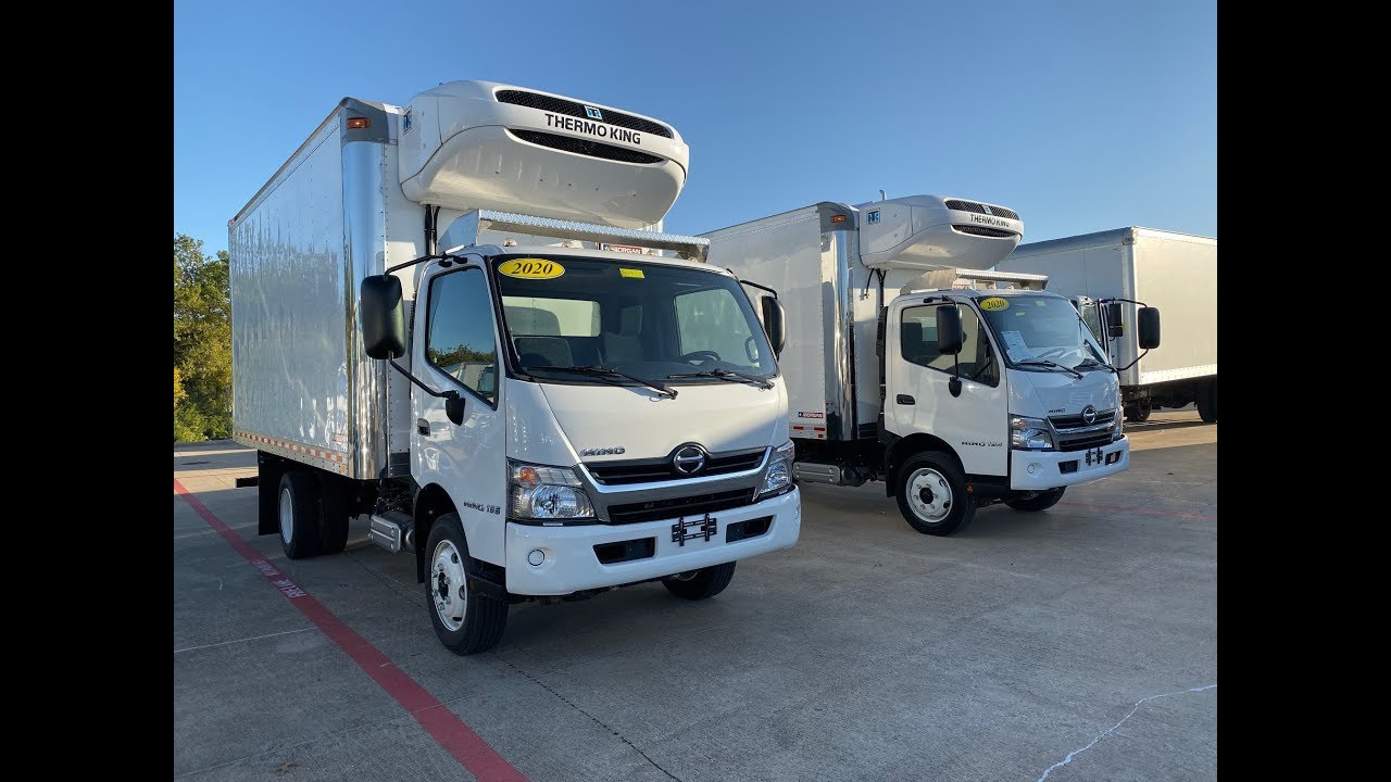 Thermo King Reefer Trucks | 2020 HINO 195 16ft Box Trucks | Lift Gate & Ramp Configurations