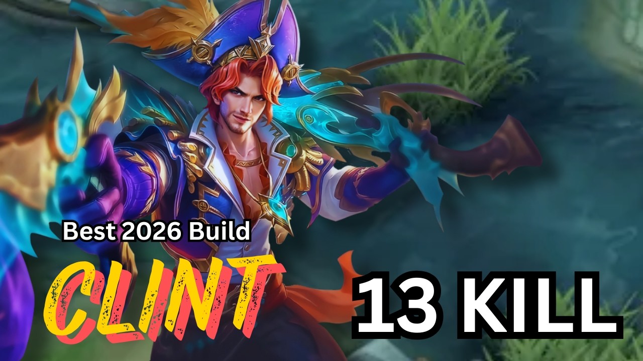 CLINT DOESN’T NEED 30 KILLS 😈🔥 13 KILL BURST DMG HACK BUILD! MLBB