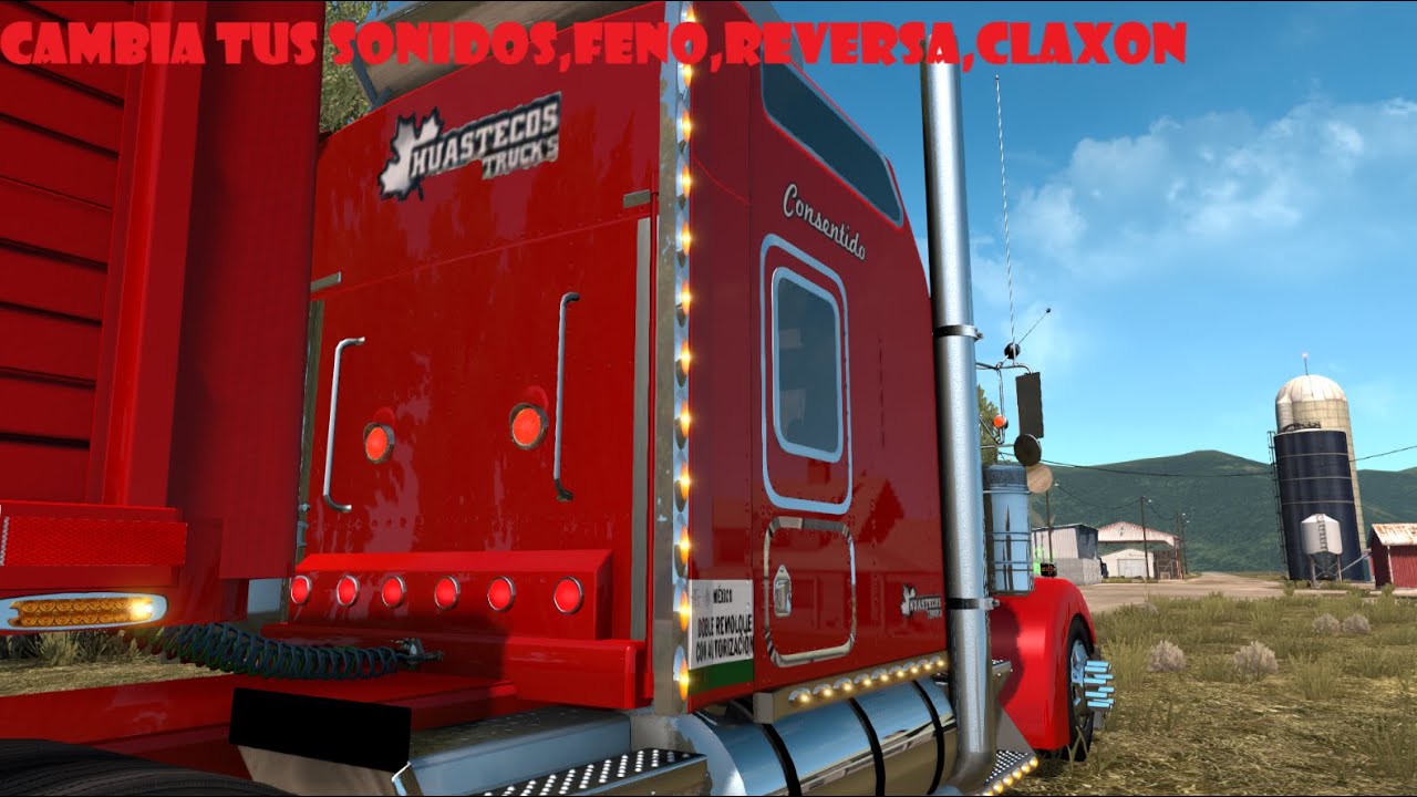 COMO PONER Y CAMBIAR SONIDO DE FRENOS,REVERSA Y CLAXON A UN TRUCK AMEREICAN TRUCK SIMULATOR 1.39