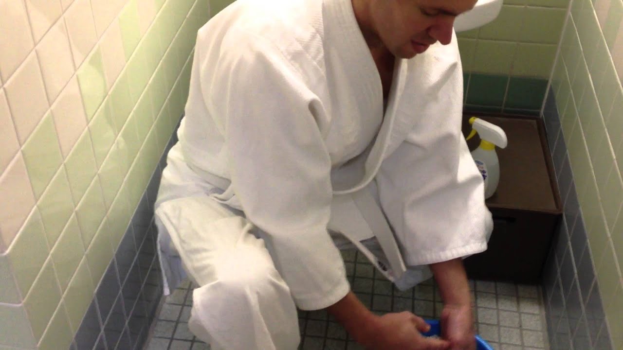 morning routine - soji, or cleaning the dojo