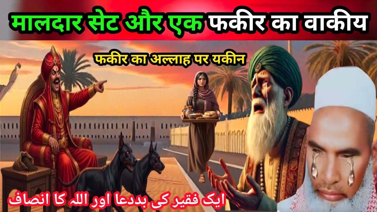 Ek maldar set aur ek fakir ka waqia अल्लाह का इंसाफ फकीर बना सेट और सेट बना फकीर Qari Hanif multani