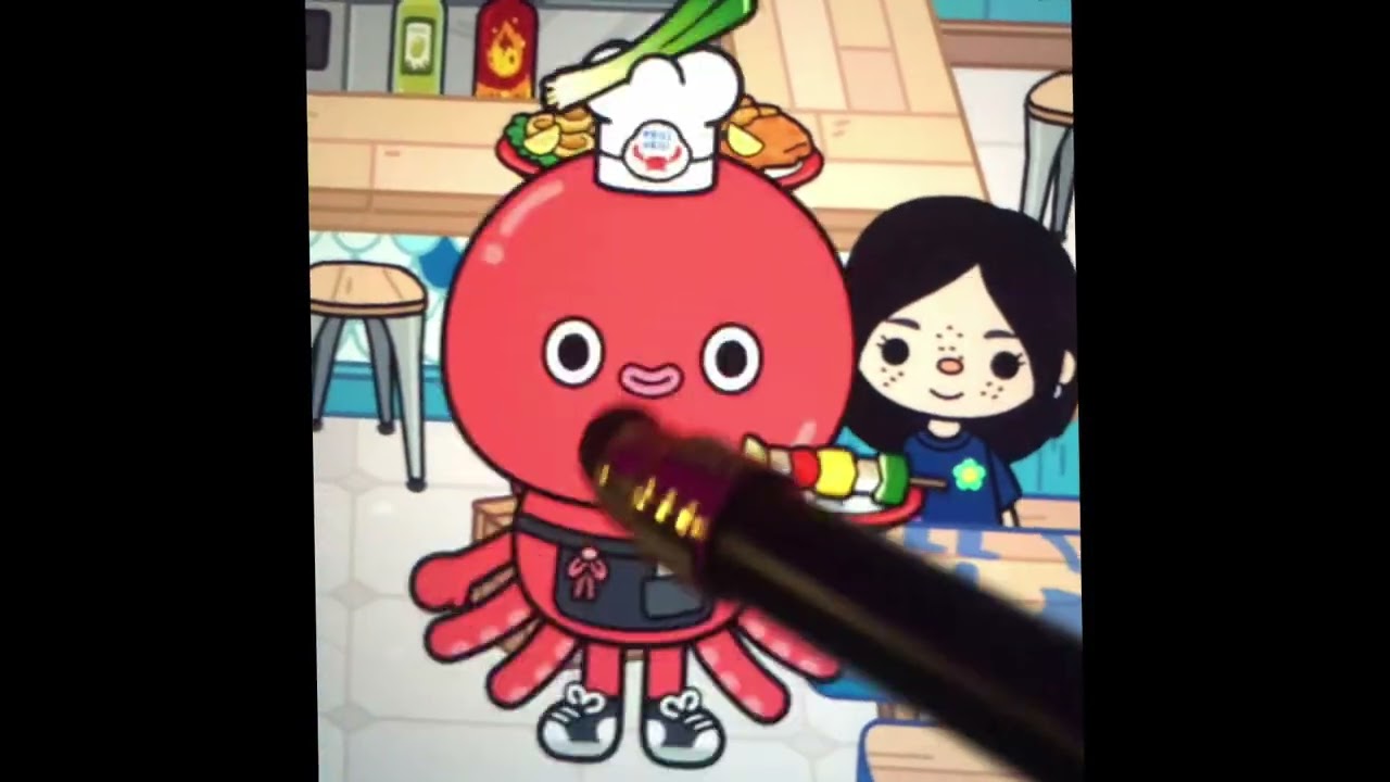 (Toca boca) 18 year old visit her mom😊