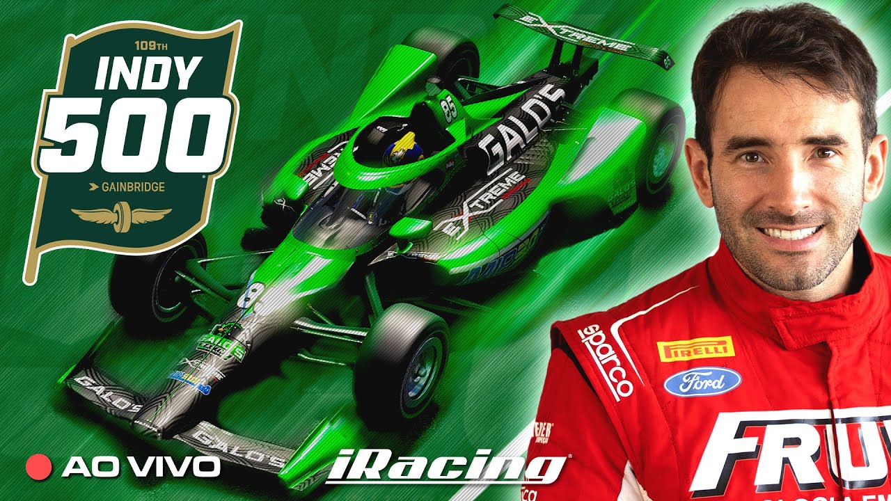 Correndo nas 500 milhas de Indianápolis no iRacing | LIVE | Vitor Genz
