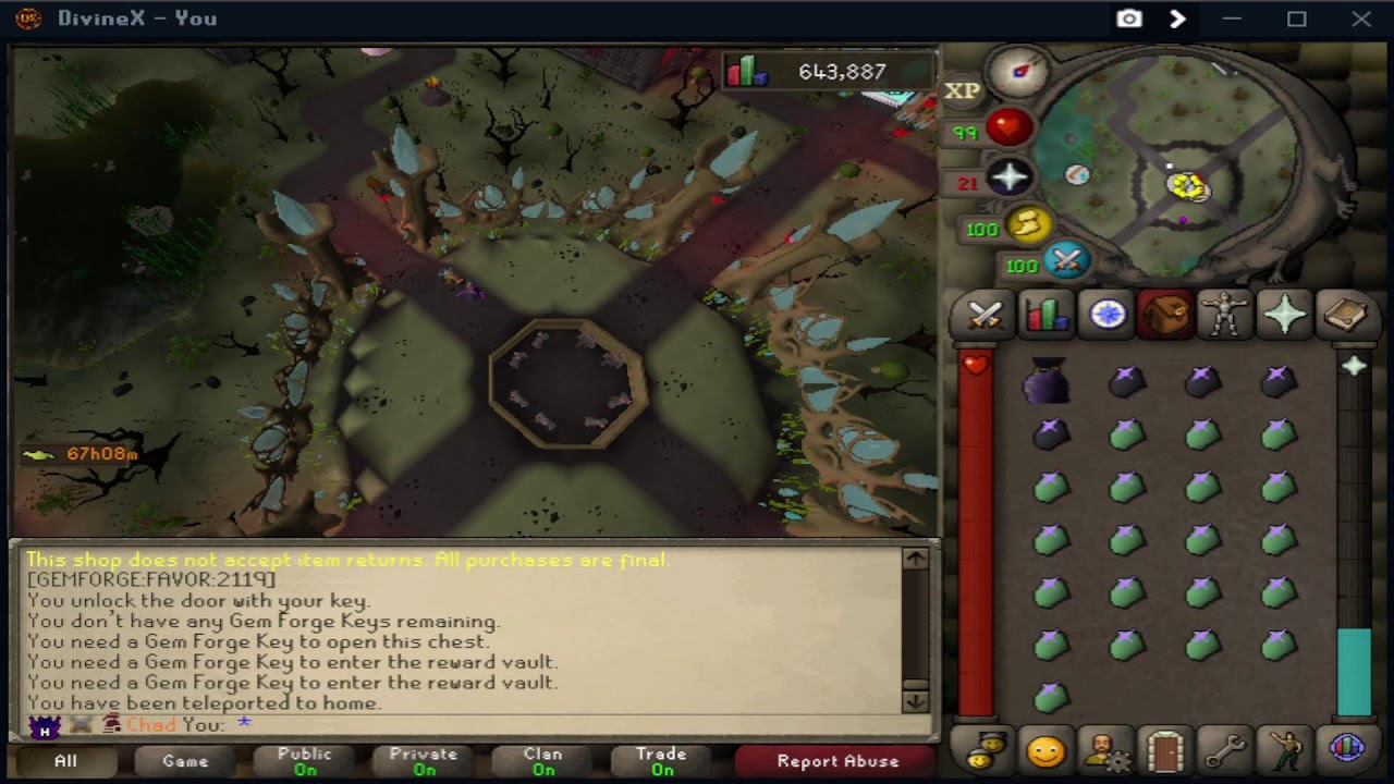 [DivineX] Beta Phase - skilling
