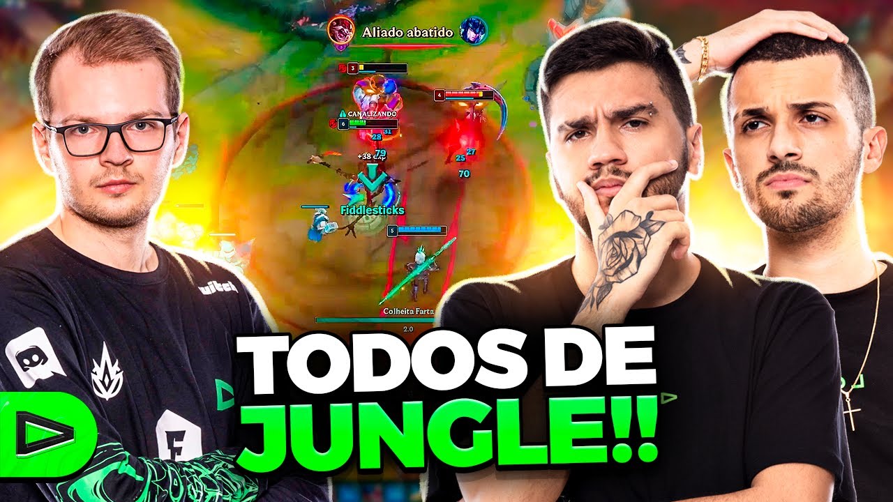 O JUNGLE NOS DESAFIOU NESSA PARTIDA DE LOL NA LOUD!!