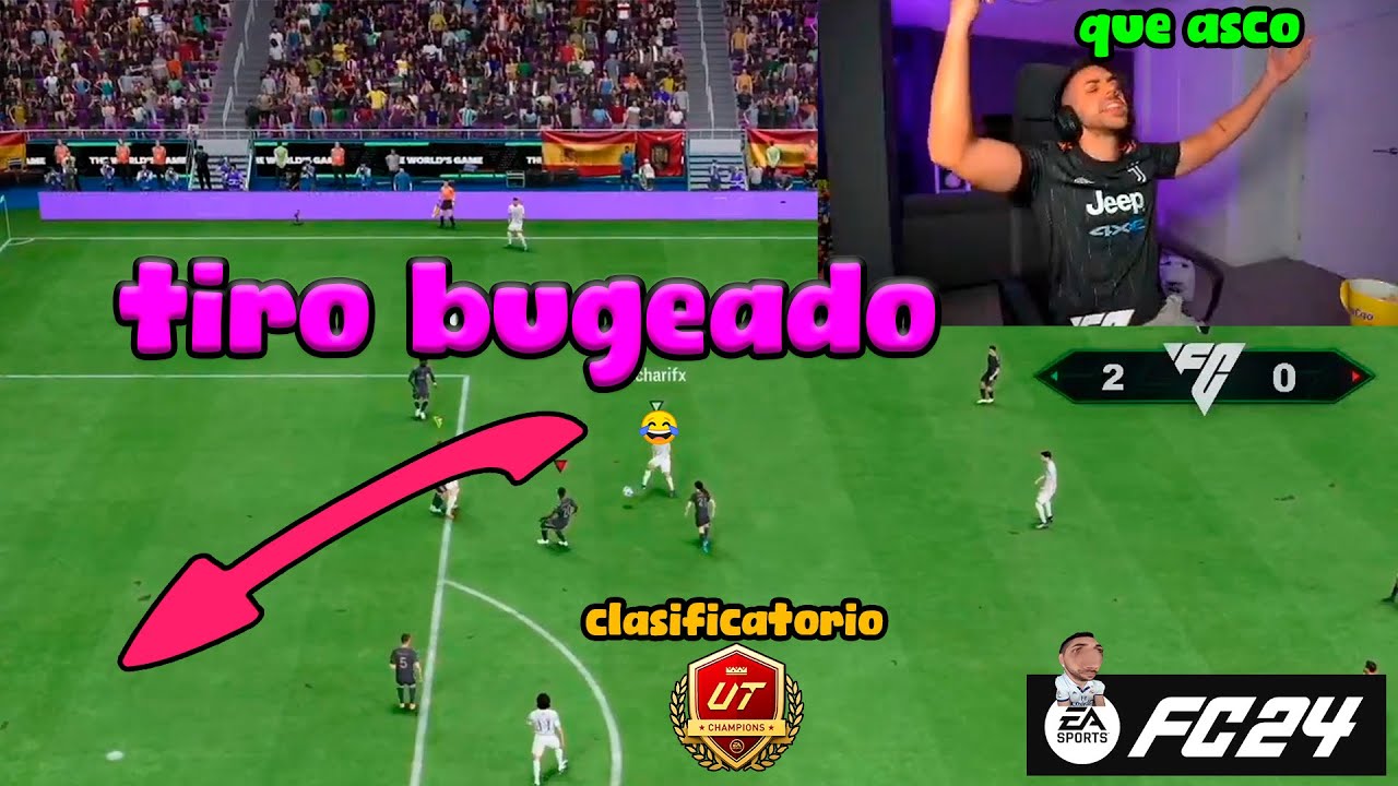 EL RIVAL DE LOS TIROS BUGEADOS😂 LLOROS Y CABREOS DE DjMaRiiO EN FC 24