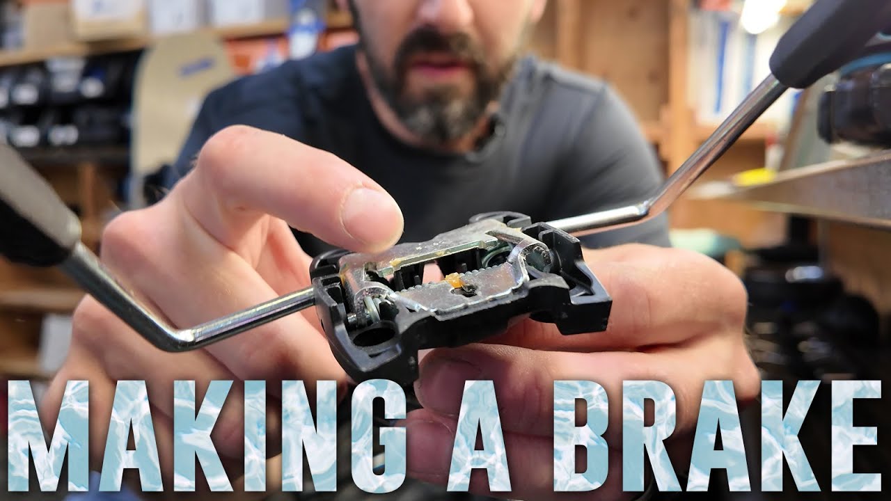 Fabricating a Brake | Mounting a Look SPX RockerFlex Race Ski Binding to a 98mm Alpine Rec Ski