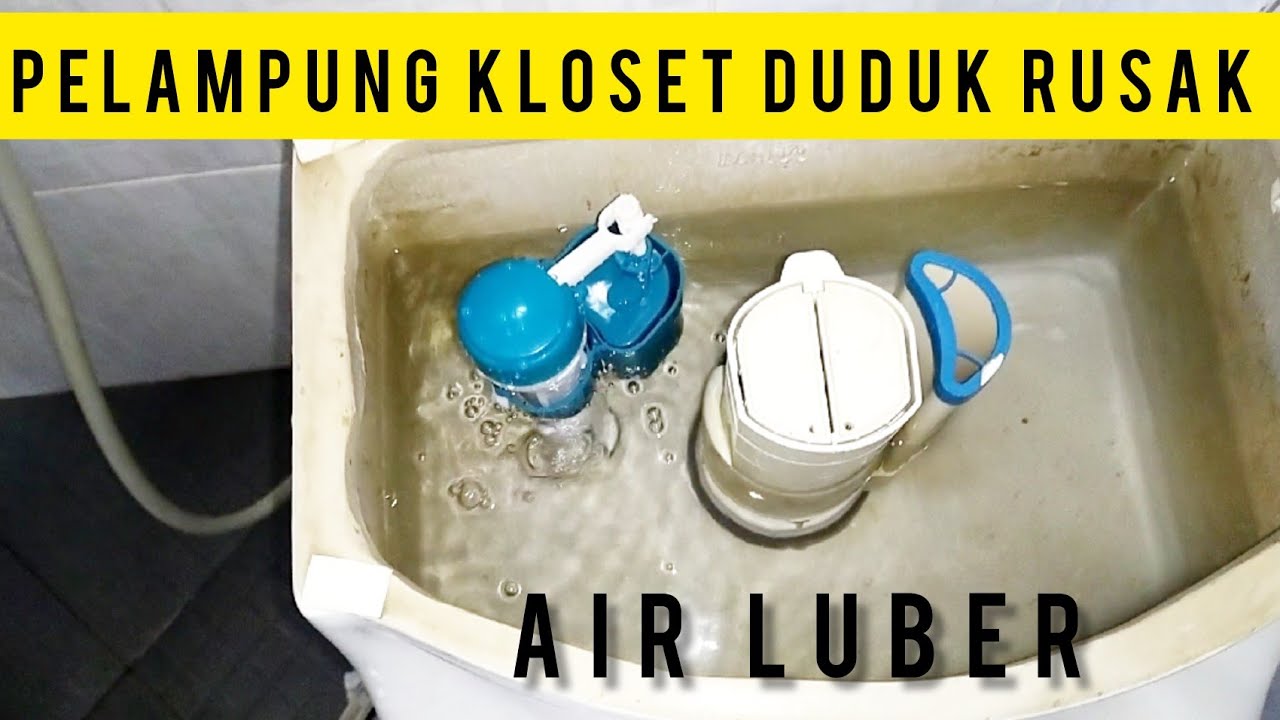 Cara memasang pelampung kloset duduk sendiri