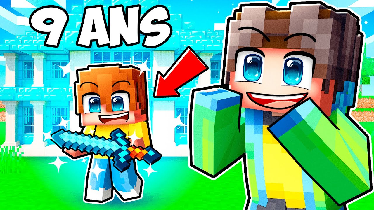 On a rejoint le MONDE SURVIE d’un ABONNÉ de 9 ANS sur Minecraft !