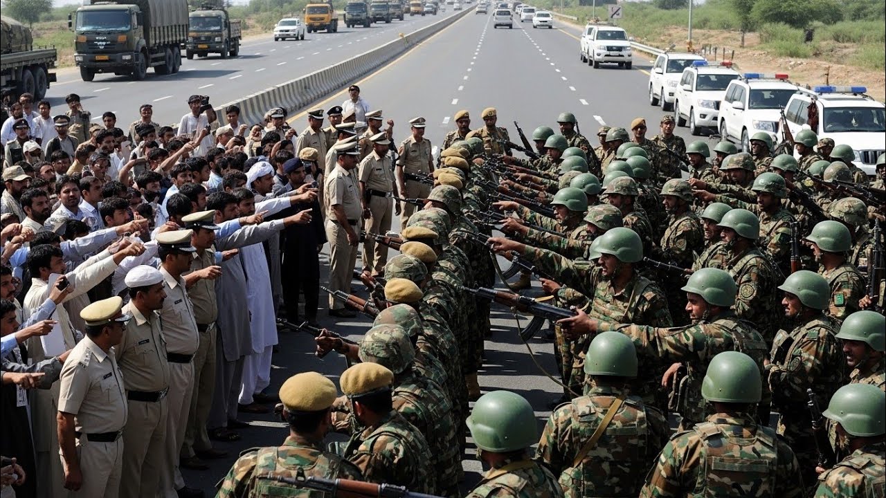 सड़क पर आमने-सामने सेना और पुलिस! की हुई भयंकर झड़प police vs army 