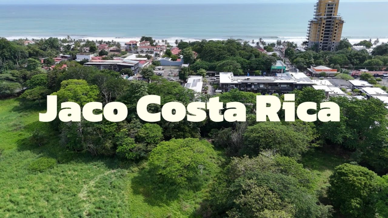Jaco Costa Rica Aerial View.