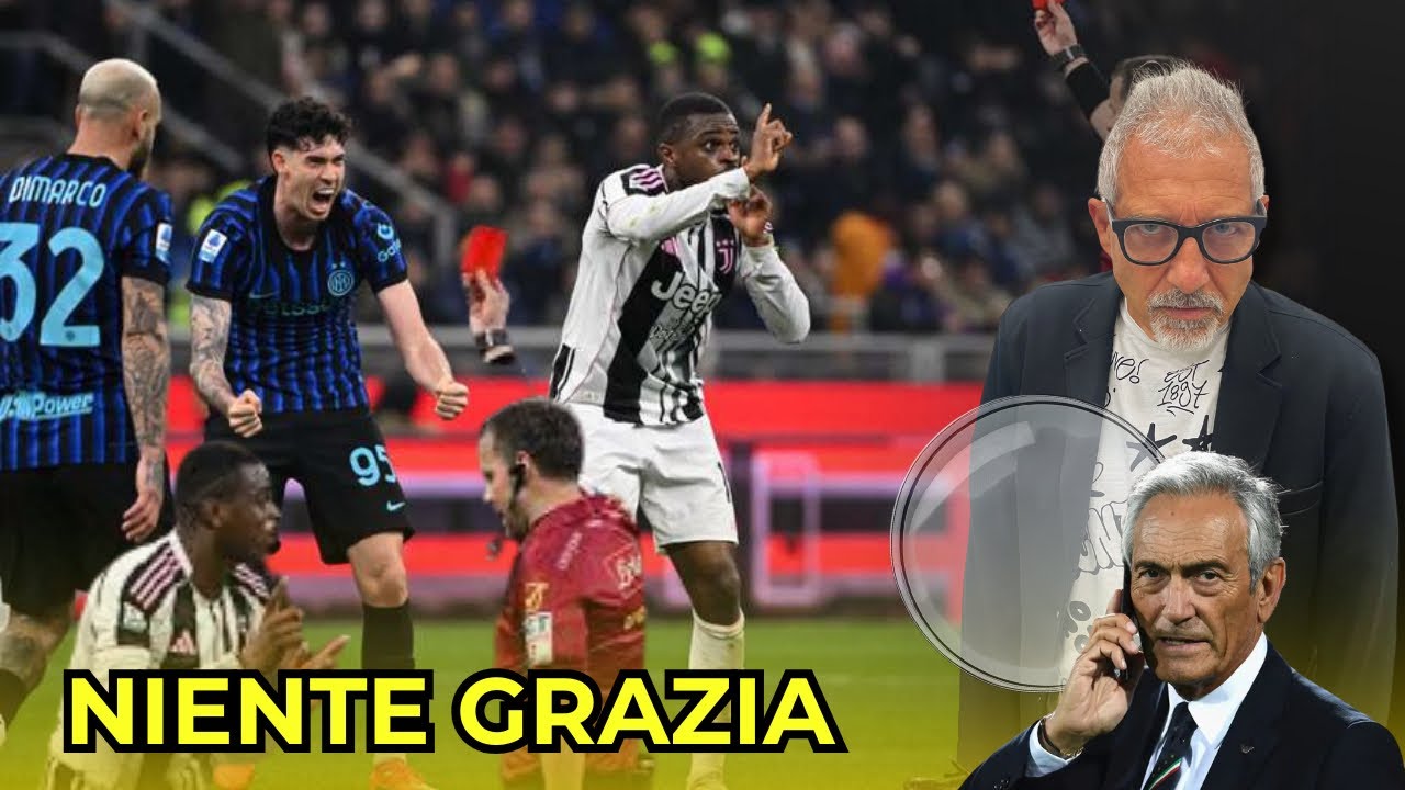 RICORSO JUVE RESPINTO. GRAVINA NON GRAZIA KAKULU, IN SILENZIO 🤫 