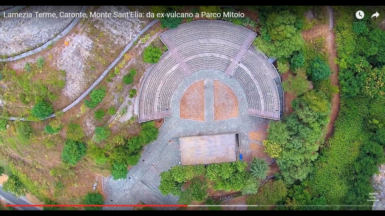 LAMEZIA TERME, CARONTE, Monte Sant'Elia: da ex-vulcano a Parco Mitoio dal DRONE