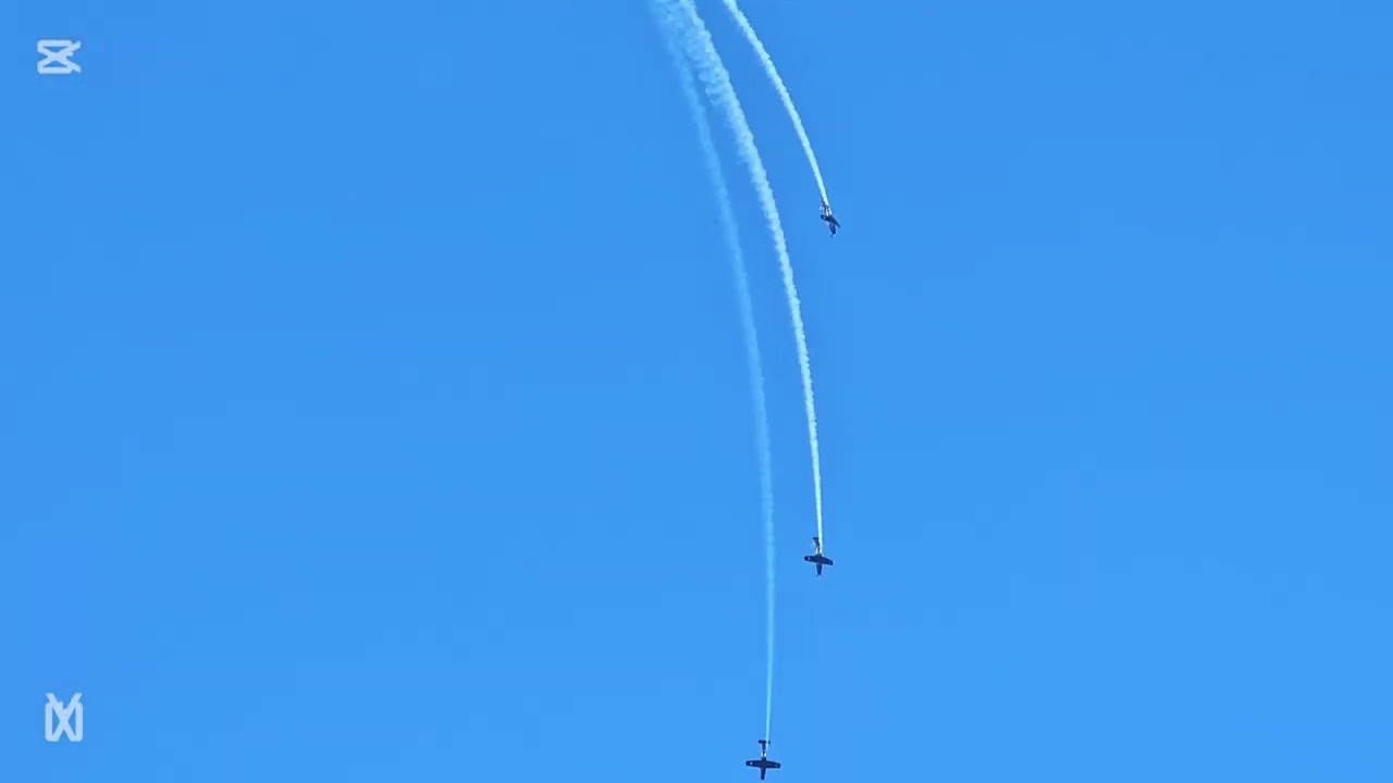  Part 1 #FullAerobaticdisplay Royal New Zealand Air Force Black Falcon #NewBrightonBeach #airforce 
