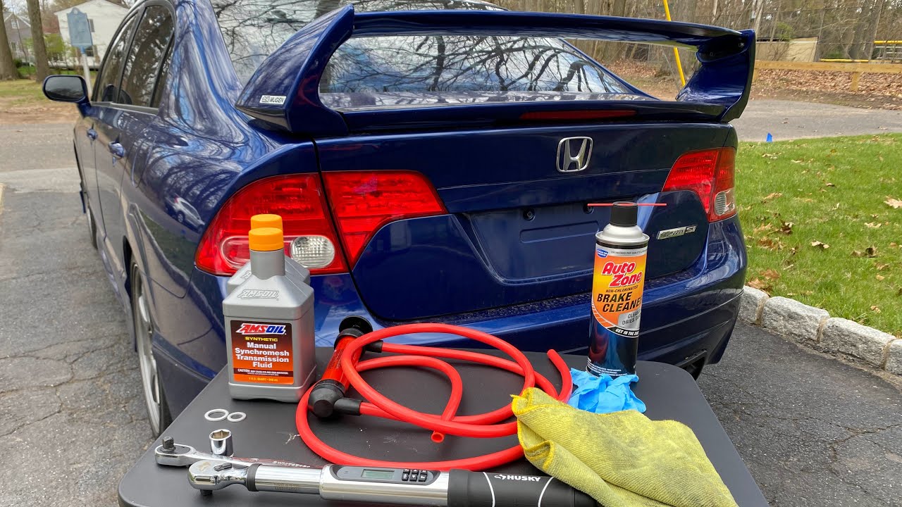 How to change the Transmission Fluid on a 2008 Honda Civic Mugen Si (8th Gen Civic SI) l EP 4