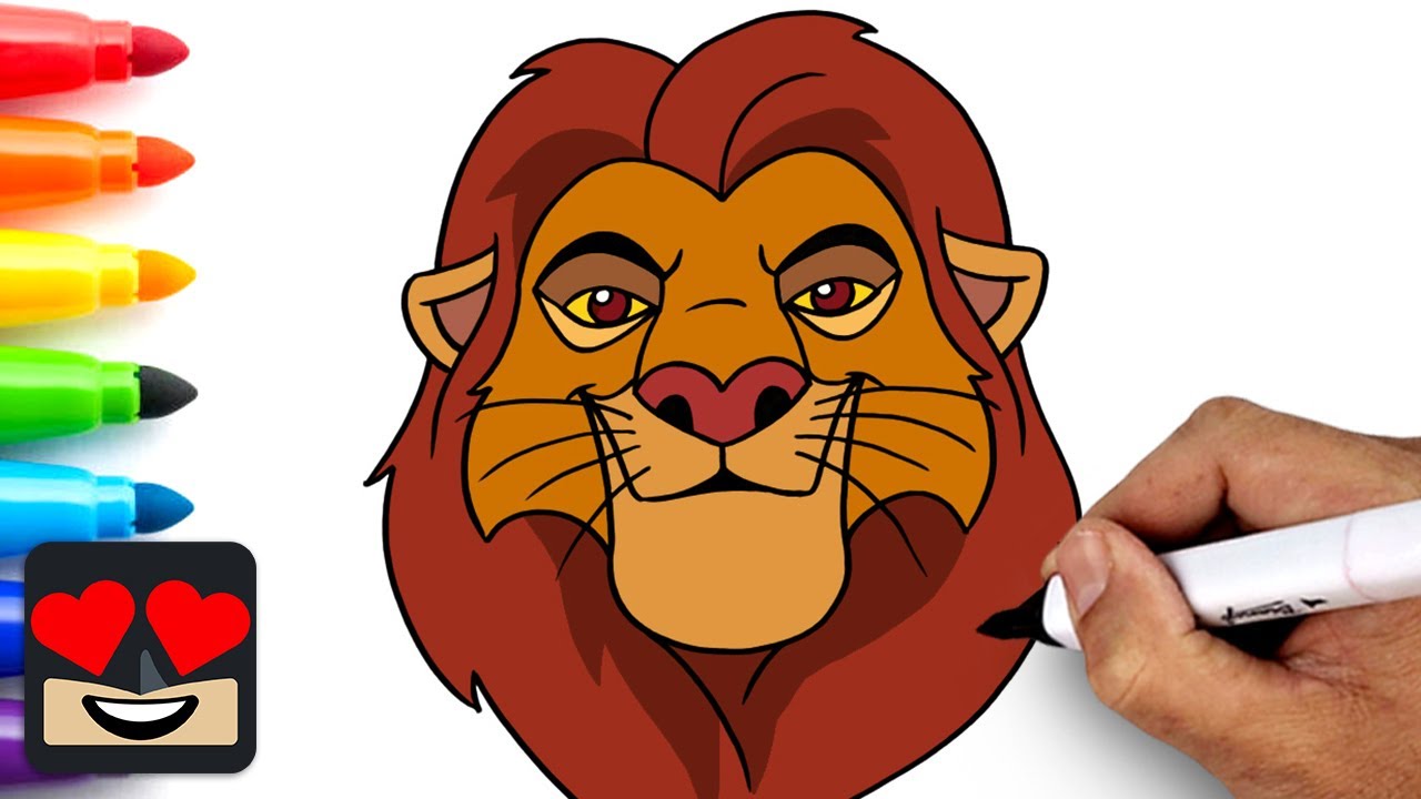How To Draw Mufasa | Beginner Drawing Tutorial (Step-by-Step)