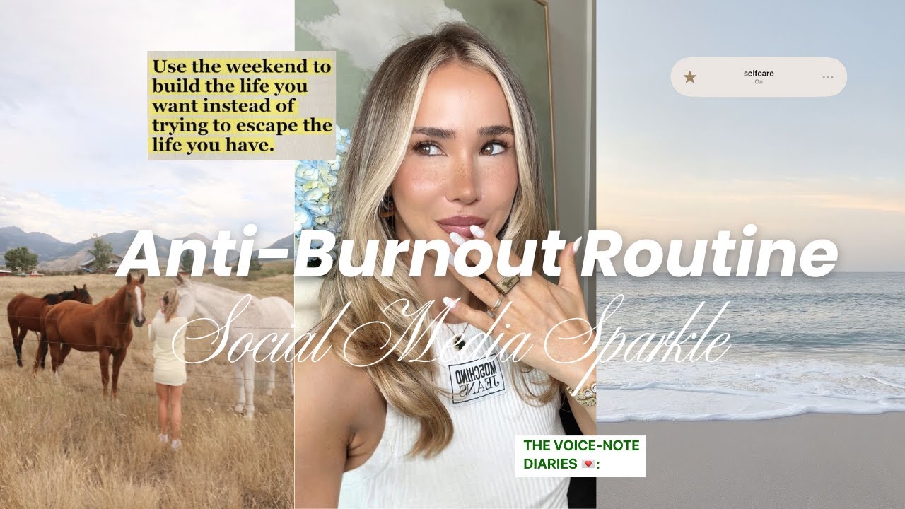 ROUTINE to get your *social media sparkle* back 🧚🏻‍♀️ (off-day routine + anti-burnout blueprint)
