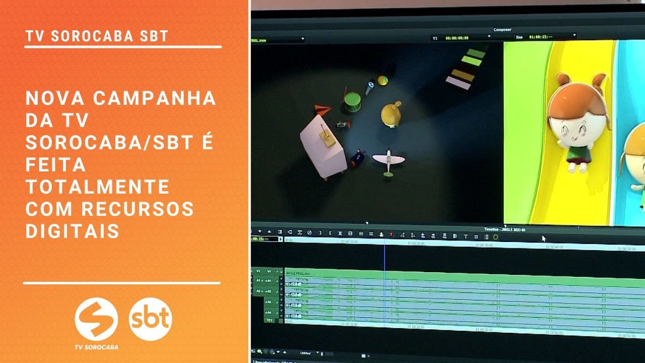 Nova campanha da TV Sorocaba/SBT &eacute; feita totalmente com recursos digitais | TV Sorocaba SBT
