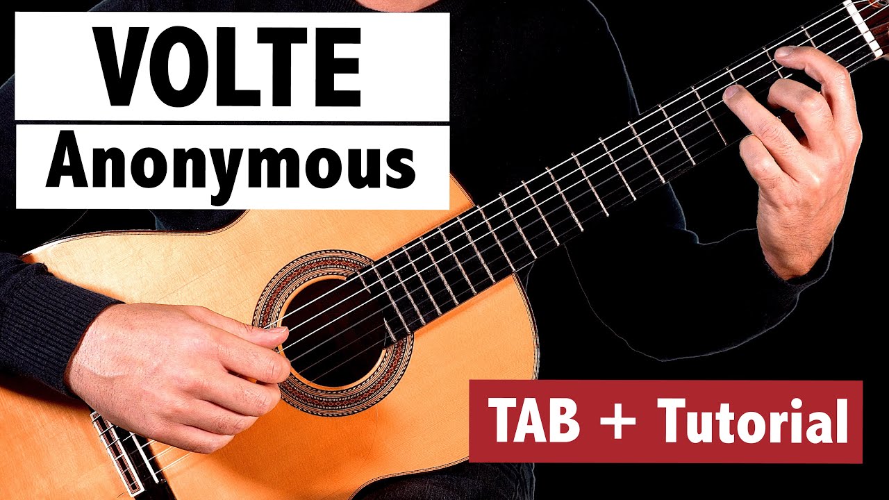 Volte - Anonymous // Easy Classical Guitar Lesson + SHEET MUSIC