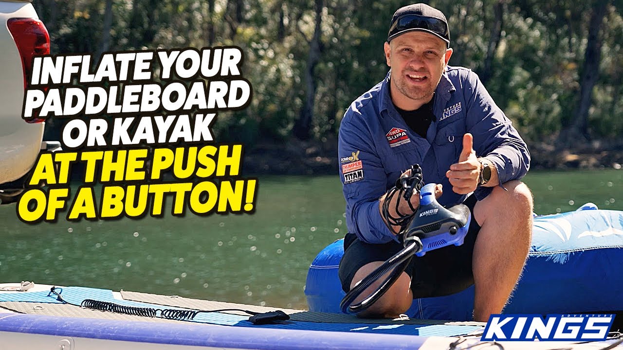 Adventure Kings PLUS Premium 12v Paddleboard + Kayak Pump Features