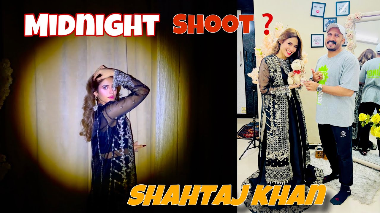 Midnight Shoot With Shahtaj Khan❤️New Home Visit Gharo Housing Scheme😍Cafe Imran Gharo Nashta🥰😍