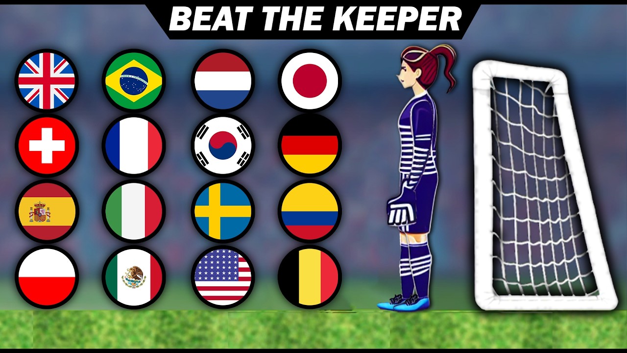 BEAT THE KEEPER | Marble Soccer Race Tournament