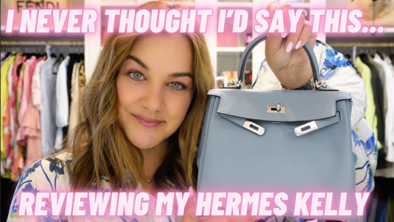 I'M A KELLY GIRL!  6 MONTH REVIEW OF MY HERMES KELLY 25 Swift leather + Palladium Hardware.