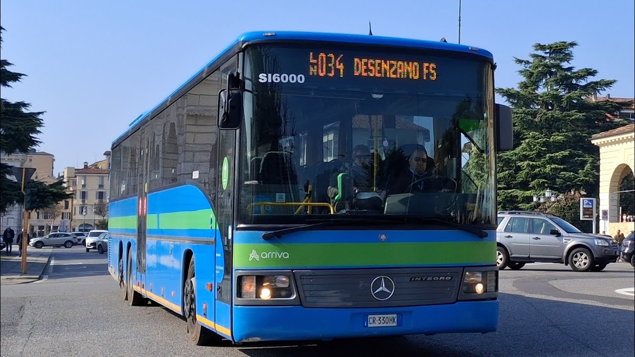 Mercedes benz o550 integro in kickdown matricola SI6000 15m sulla linea ln034 Desenzano parte 2