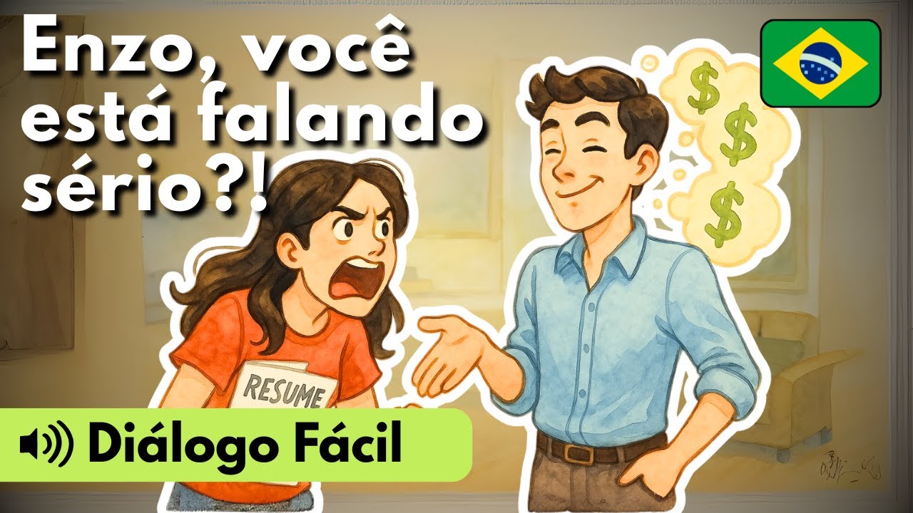Learn Portuguese with Mini Dialogues Ep. 64: Job Interview Advice (A2-B1)