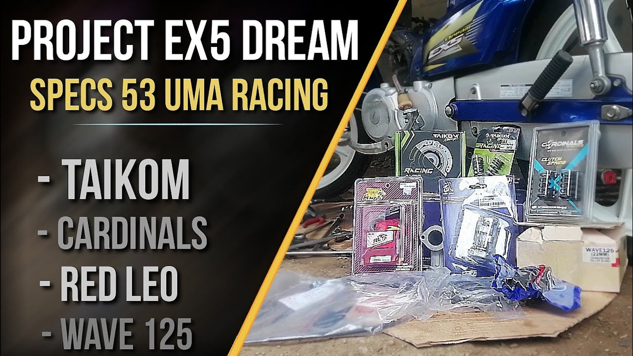 Projek Ex5 Dream Pasang Block 53 mm Uma Racing | Motor Semput..!!! 😭