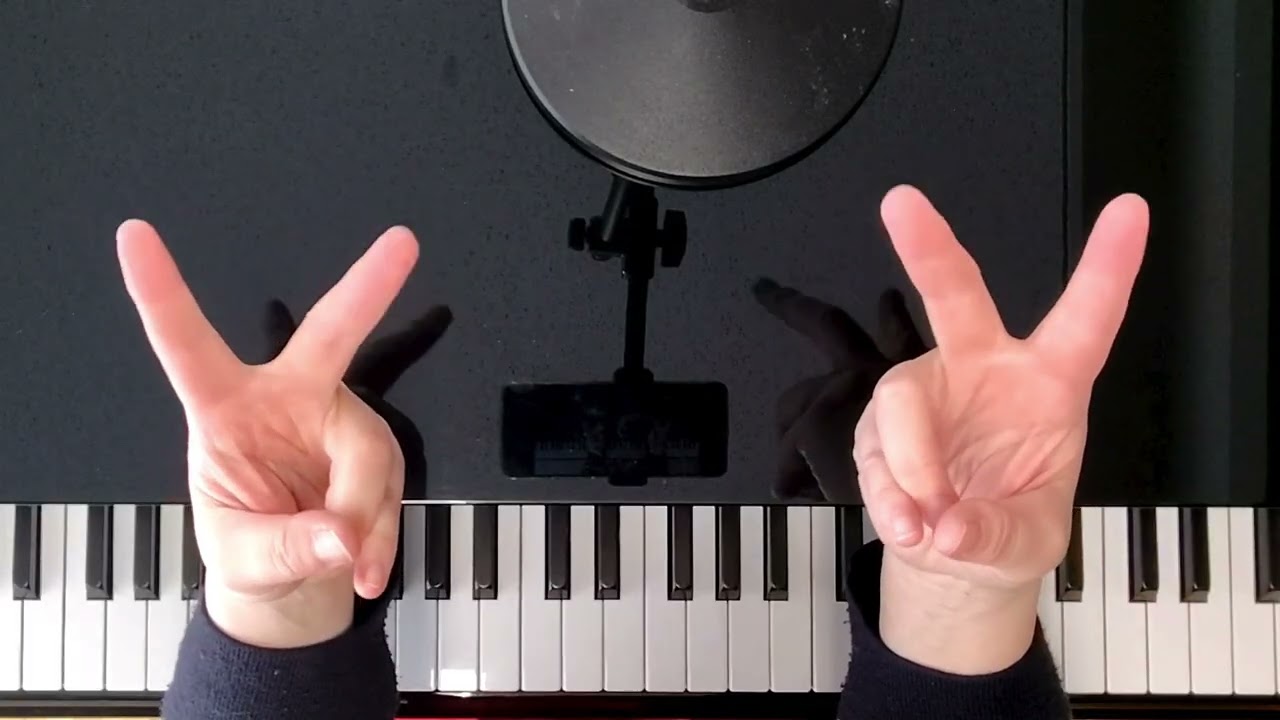 ピアノの指番号を覚えよう！