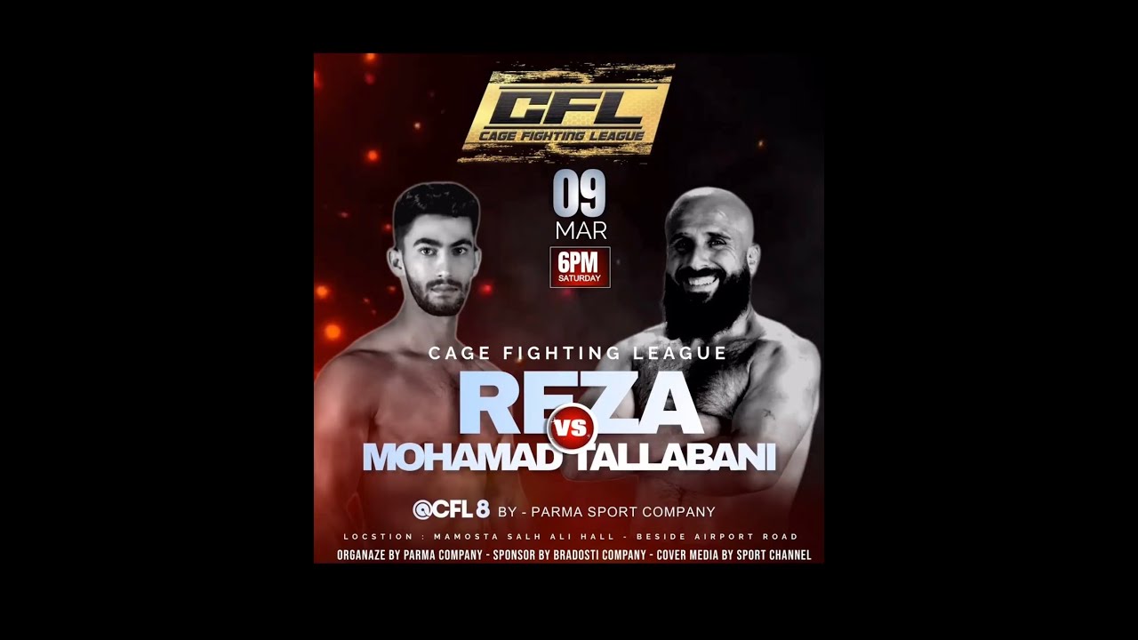 CFL8 mohamad talabani VS Reza Beygtash