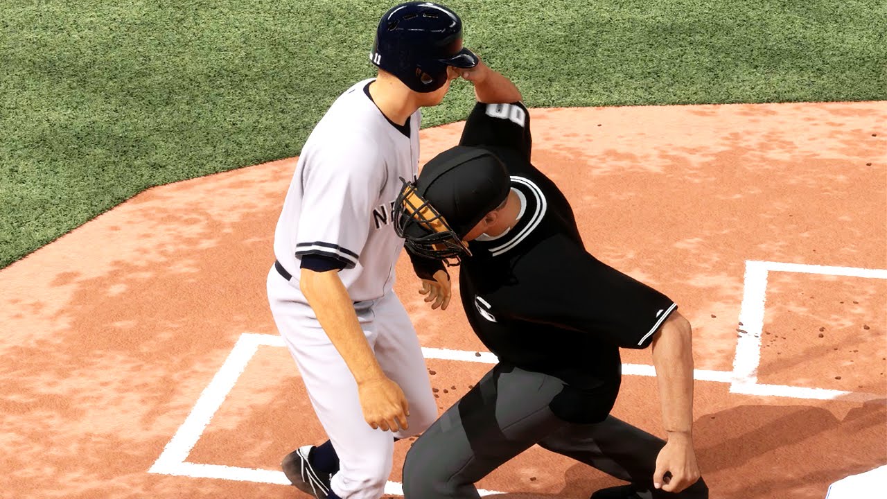 MLB 15 The Show Road to the Show PS4 Gameplay - Umpire PUNCHES Player! Insane Base Running