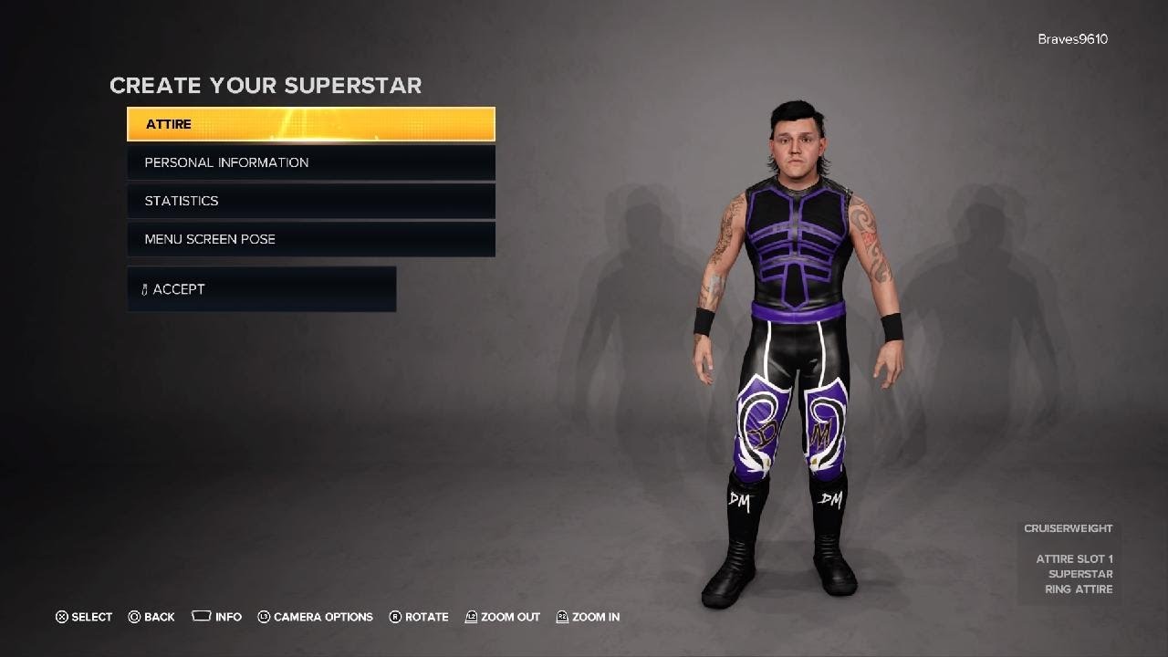 Dominik Mysterio Judgement Day WWE Superstar Threads Attire Showcase WWE 2K23