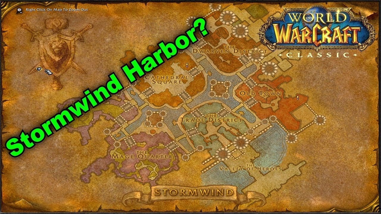 Classic WoW vs Current WoW - Stormwind Harbor