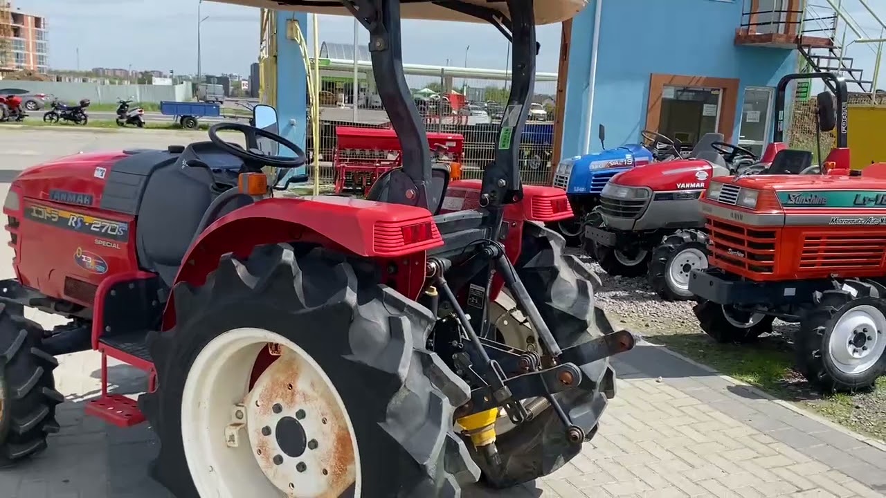 Японський мінітрактор YANMAR RS27. Відеоогляд від компаії 