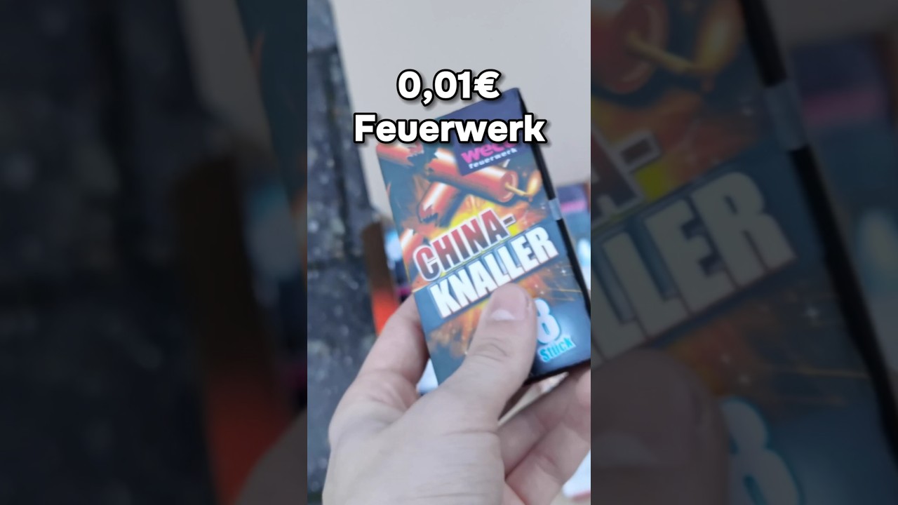 0,01&euro; Feuerwerk bis ...&euro; Feuerwerk🔥🧨  #silvester #feuerwerk