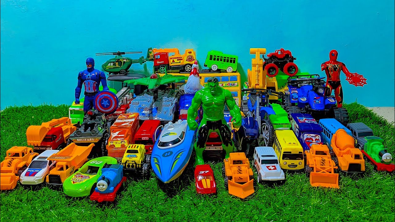 Mobil Mobilan Truk Oleng , Mobil Truk Molen, Mobil Balap, Truk Pasir, Excavator, Mobil Roket, Damkar