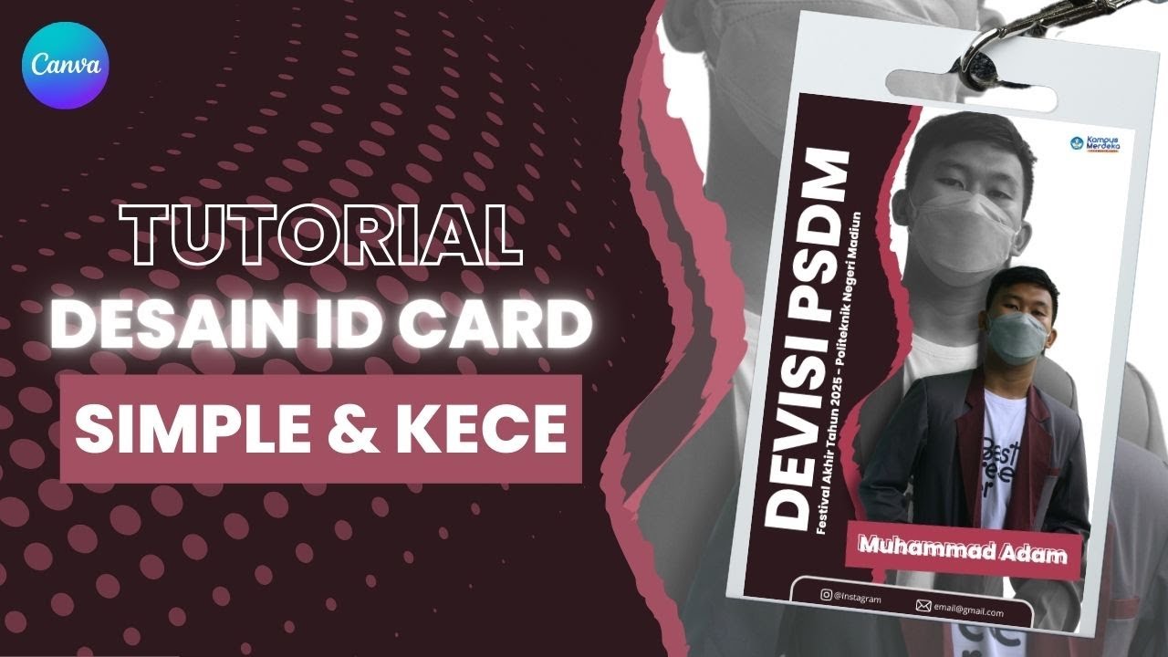 HOW TO CREATE SIMPLE BUT COOL ID CARD DESIGNS USING CANVA | CANVA TUTORIAL