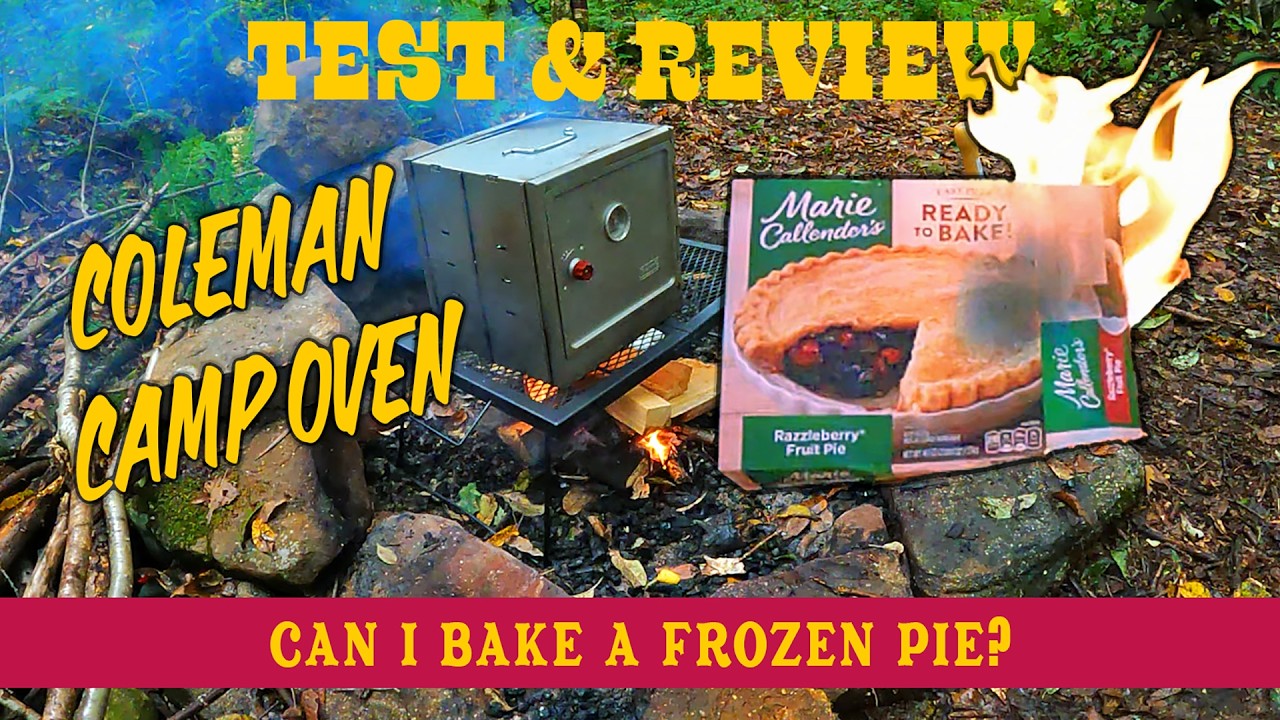Coleman Camp Oven versus Razzleberry Pie | Baking A Frozen Pie In The Forest