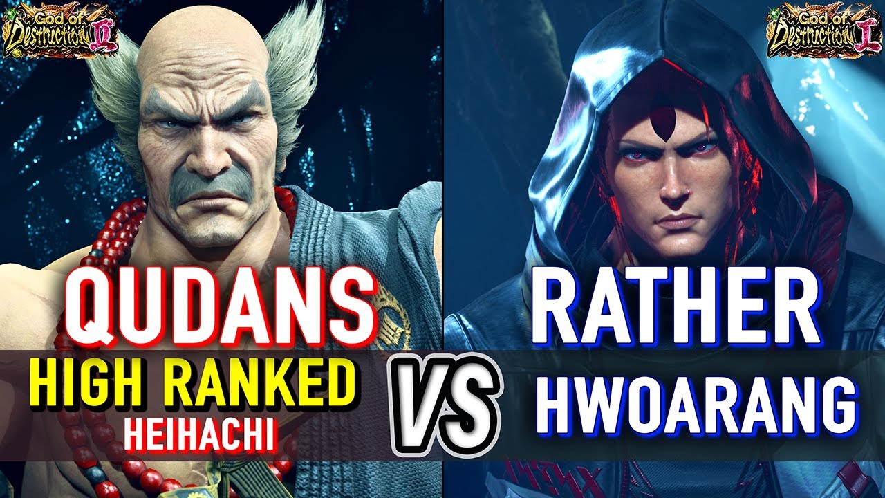 T8 🔥 QUDANS (Heihachi) vs RATHER (Hwoarang) 🔥 Tekken 8 High Level Gameplay