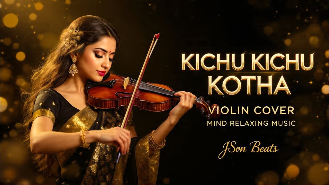 Kichu Kichu Kotha Violin Cover | Mind Relax Sad Instrumental | JSON Beats | Emotional Music 
