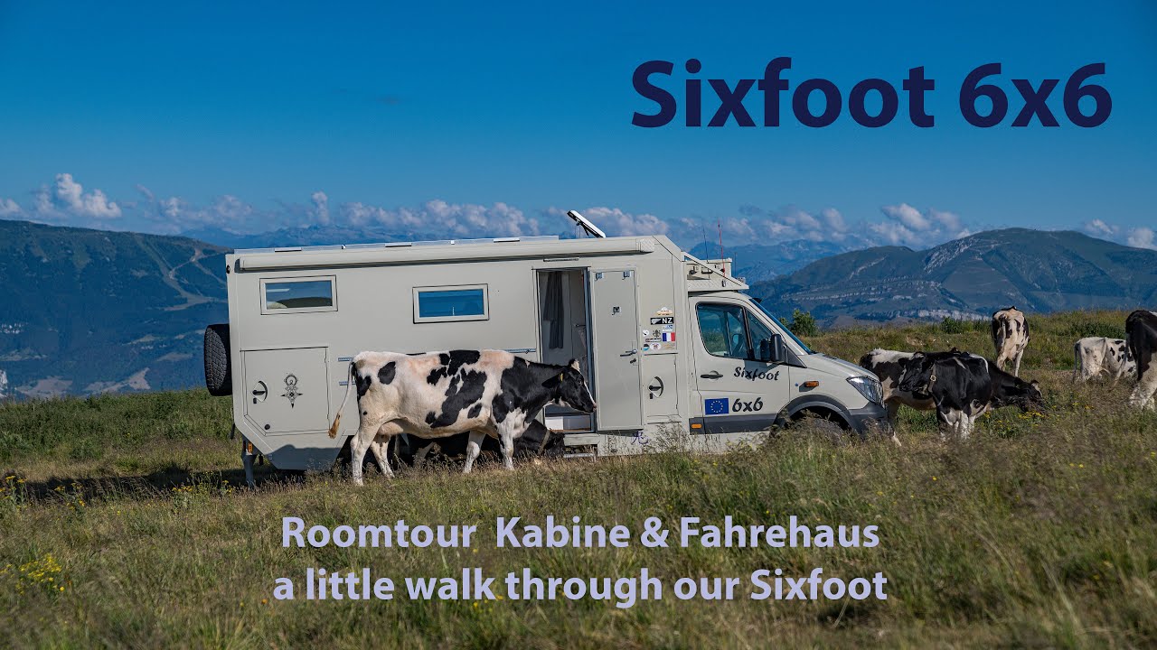Roomtour Sixfoot - kleine Room-tour durch unser Wohmmobil, die Kabine und das Fahrerhaus