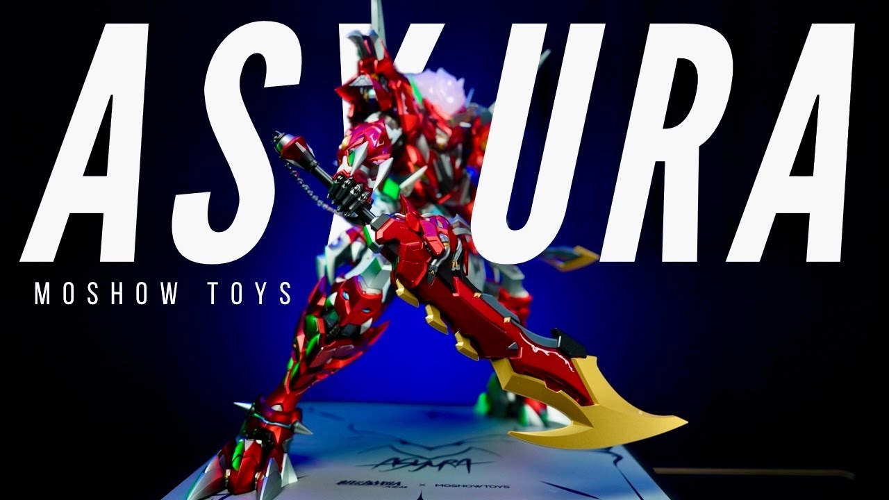 [4K] Moshow toys Kidou Sentai Iron Saga ASYURA Titanium boy ASMR Action figure review