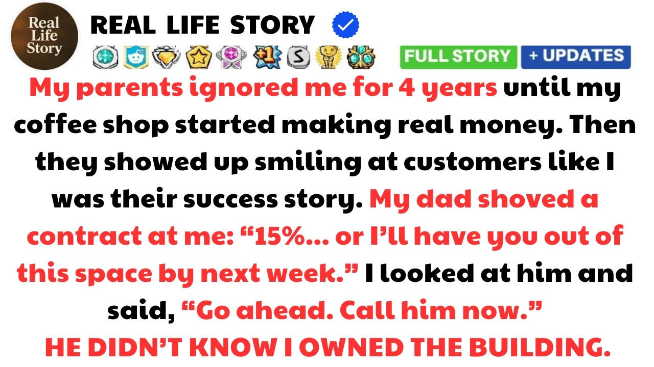 My Family Cut Me Off for 4 Years—Then Walked Into My Coffee Shop Demanding 15%