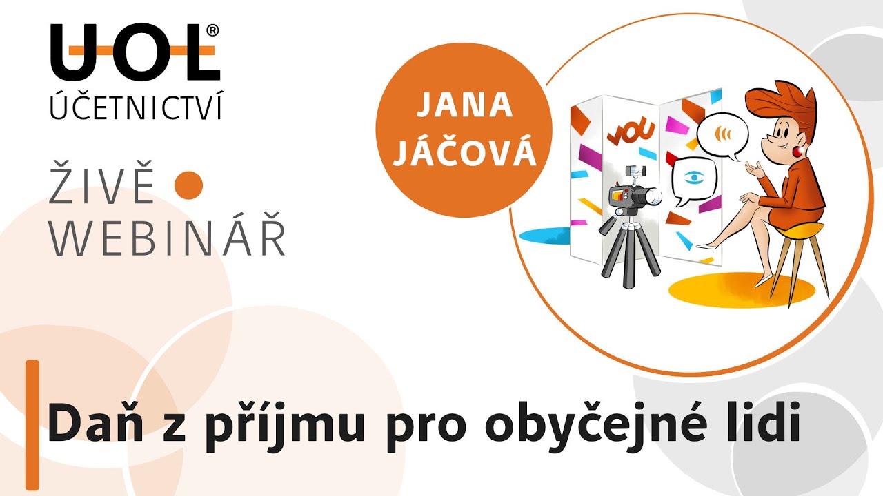 Daň z příjmu pro obyčejné lidi | UOL Webinář 🔴