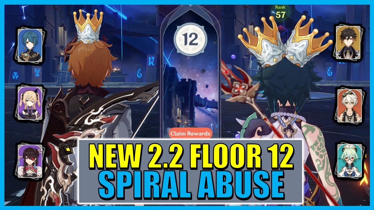 NEW 2.2 Spiral Abyss Floor 12 C0 Childe Delusion Fireworks and C0 Xiao Unga Bunga | Genshin Impact