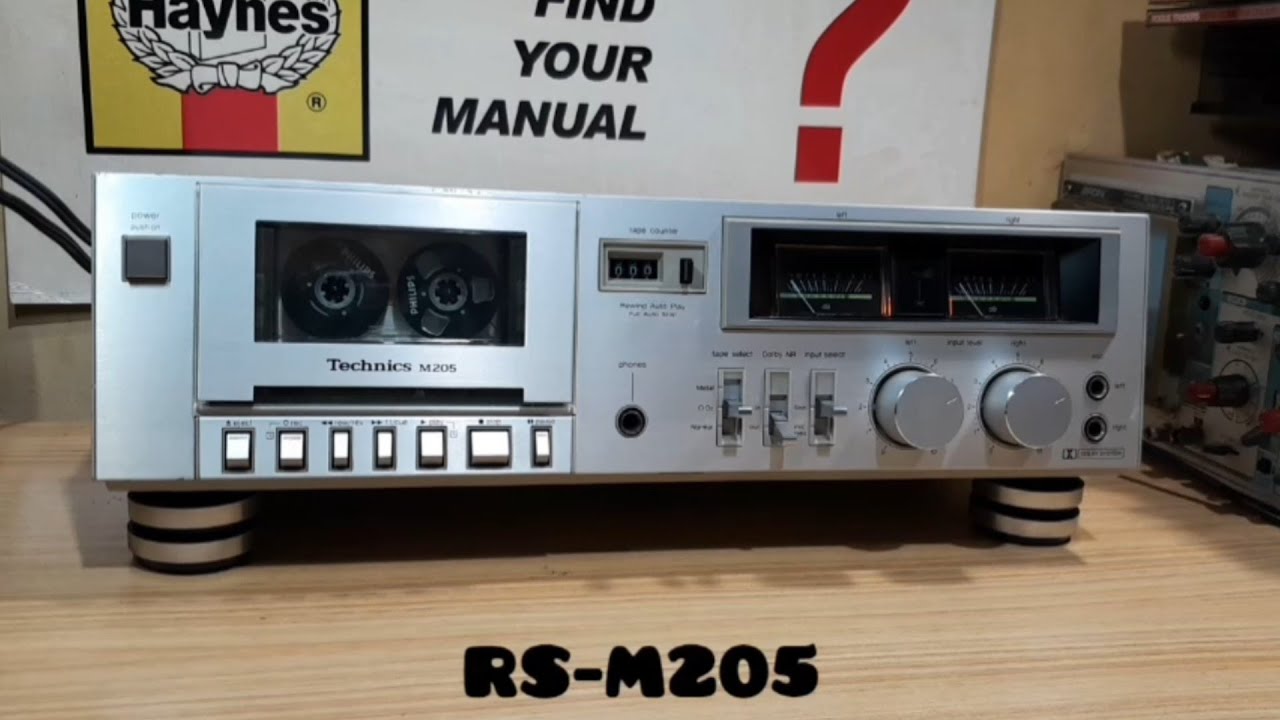 КАССЕТНАЯ ДЕКА TECHNICS RS-M2O5 Быстрый взгляд на проблемы